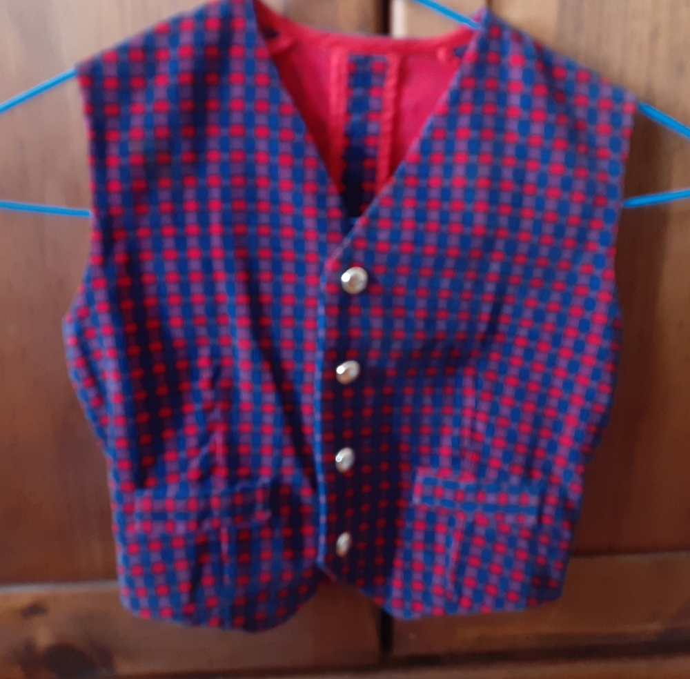 Vintage Boy's Corduroy Vest